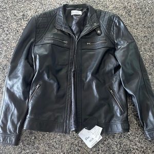 Mens Cafe Racer leather jacket